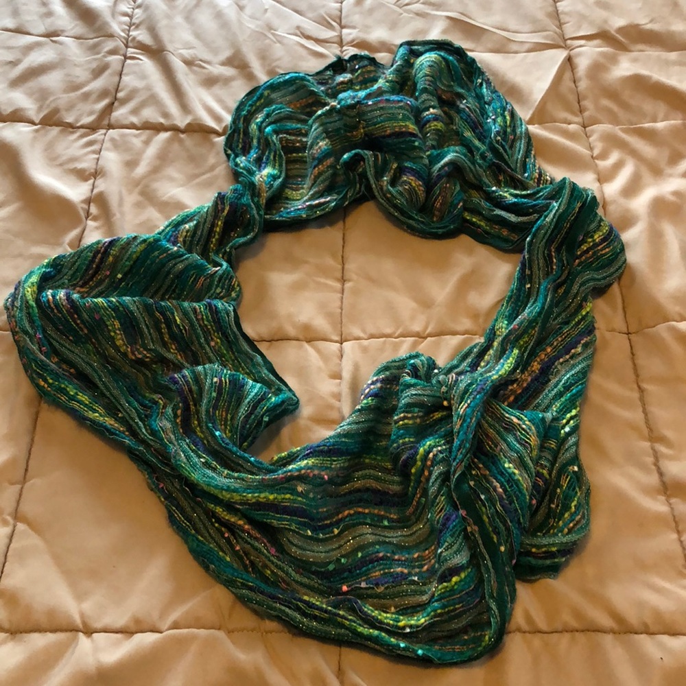 Infinity scarf knitted mix